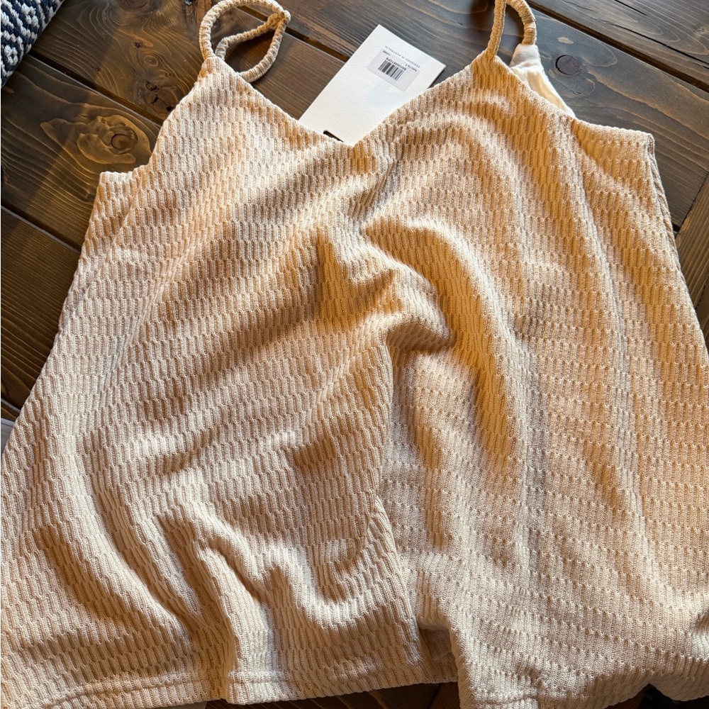 SABO Textured Drawstring Women's set Cream